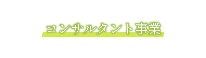コンサルタント事業